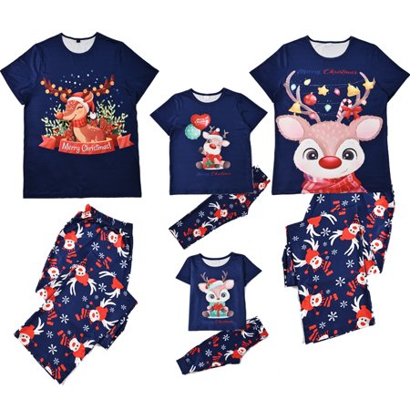Christmas Family Matching Pajamas Sets Holiday Xmas Crew Neck Short Sleeve Pjs Sleepwear For Family Deer Printed Sleepwear Parent-Child Tops+Pants
Christmas Family Matching Pajamas Sets Holiday Xmas Crew Neck Short Sleeve Pjs Sleepwear For Family Deer Printed Sleepwear Parent-Child Tops+Pants