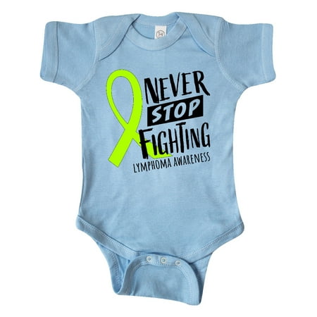 Inktastic Never Stop Fighting Lymphoma Awareness Gift Baby Boy or Baby Girl Bodysuit
Inktastic Never Stop Fighting Lymphoma Awareness Gift Baby Boy or Baby Girl Bodysuit