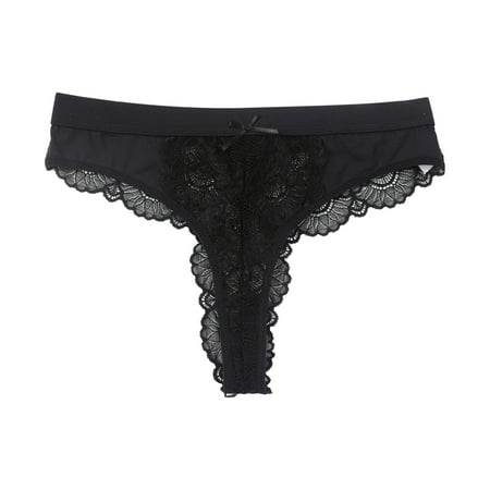 Follure Ladies casual underwear bra Women Lace See-Through Breathable Thongs Briefs Panties Lingerie Underwear Black S
Follure Ladies casual underwear bra Women Lace See-Through Breathable Thongs Briefs Panties Lingerie Underwear Black S