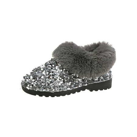 Ritualay Ladies Comfort Loafers Casual Plush Lined Flats Driving Walking Slip On Moccasin Slippers Silver 7
Ritualay Ladies Comfort Loafers Casual Plush Lined Flats Driving Walking Slip On Moccasin Slippers Silver 7
