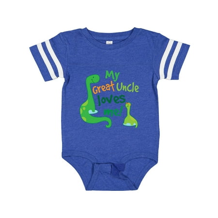 Inktastic My Great Uncle Loves Me Nephew Gift Baby Boy Bodysuit