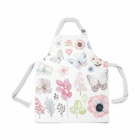 ASHLEIGH Adjustable Bib Apron for Women Men Girls Chef with Pockets Watercolor Flower Bird Butterfly Branches Leaves Novelty Kitchen Apron for Cooking Baking Gardening Pet Grooming Cleaning
ASHLEIGH Adjustable Bib Apron for Women Men Girls Chef with Pockets Watercolor Flower Bird Butterfly Branches Leaves Novelty Kitchen Apron for Cooking Baking Gardening Pet Grooming Cleaning