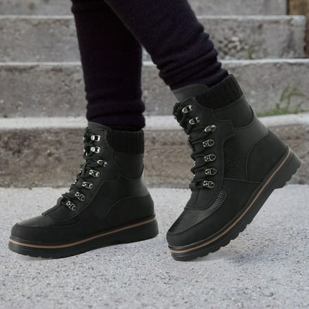 Mishuowoti Ankle Boots for women 2023 Ladies Fashion Solid Color Patchwork High Top Round Toe Elasticated Lace Up Short Boots
Mishuowoti Ankle Boots for women 2023 Ladies Fashion Solid Color Patchwork High Top Round Toe Elasticated Lace Up Short Boots