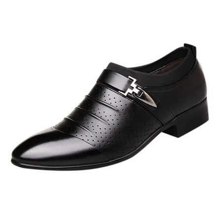 Follure Men s Fashion Casual Shoes Men s Business Dress Pointed Leather Shoes Casual Breathable Sandals Lazy Shoes Black 45
Follure Men s Fashion Casual Shoes Men s Business Dress Pointed Leather Shoes Casual Breathable Sandals Lazy Shoes Black 45