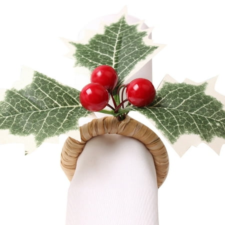Beechoice 6Pcs/Set Creative Napkin Ring Wide Application Plastic Cute Red Fruit Napkin Holder for Kitchen
Beechoice 6Pcs/Set Creative Napkin Ring Wide Application Plastic Cute Red Fruit Napkin Holder for Kitchen