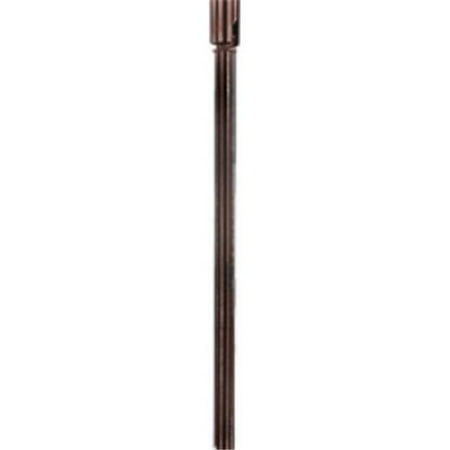 12 in. Extension Stem Rod Satin Nickel