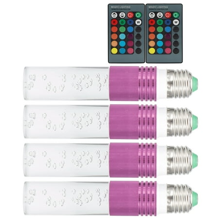 3W RGB LED Light Bulb LED Light Bulb With Remote Control LED Light Bulbs For Bedroom Bar Holiday Party Color Light Bulbs Bedroom Hotel Office Living Room Purple
3W RGB LED Light Bulb LED Light Bulb With Remote Control LED Light Bulbs For Bedroom Bar Holiday Party Color Light Bulbs Bedroom Hotel Office Living Room Purple