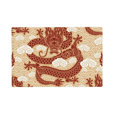 Placemats Set of 4 / 6 Red Golden Dragon Clouds Placemats for Dining Table Indoor/Outdoors Heat Resistant Washable Placemats 18 x 12
Placemats Set of 4 / 6 Red Golden Dragon Clouds Placemats for Dining Table Indoor/Outdoors Heat Resistant Washable Placemats 18 x 12