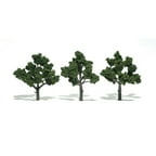 Woodland Scenics - Ready Made Realistic Trees - 4" - 5" Medium Green (3/Pkg.)