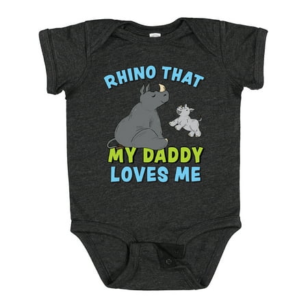Inktastic Rhino That My Daddy Loves Me with Cute Rhinos Gift Baby Boy or Baby Girl Bodysuit
Inktastic Rhino That My Daddy Loves Me with Cute Rhinos Gift Baby Boy or Baby Girl Bodysuit