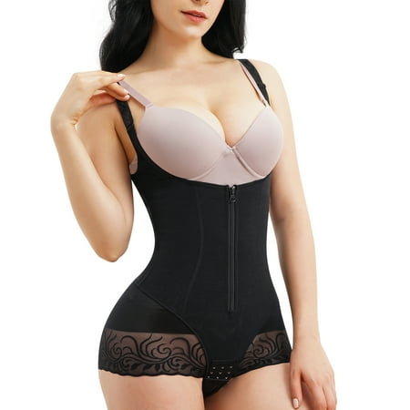 Eleady Women Sexy V-Neck Design Waist Trainer Bodysuit Double Tummy Control Full Body Shapewear Breathable Smooth Corset(Black Medium)
Eleady Women Sexy V-Neck Design Waist Trainer Bodysuit Double Tummy Control Full Body Shapewear Breathable Smooth Corset(Black Medium)