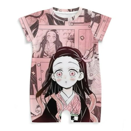 Demon Slayer Baby Romper Anime Romper for Baby Short Sleeve Pajamas for Baby Boy Girl Jumpsuits Sleep And Play 3-24 Months
Demon Slayer Baby Romper Anime Romper for Baby Short Sleeve Pajamas for Baby Boy Girl Jumpsuits Sleep And Play 3-24 Months