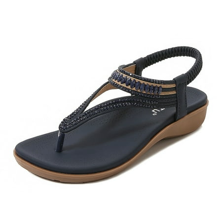 2023 summer new sandals women s elastic belt beaded soft breathable lightweight comfortable large wedge heel women s shoes
2023 summer new sandals women s elastic belt beaded soft breathable lightweight comfortable large wedge heel women s shoes