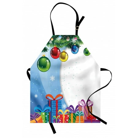 Christmas Apron Colorful Surprise Present Boxes Bowties and Vibrant Xmas Balls Fir Tree Branches Unisex Kitchen Bib Apron with Adjustable Neck for Cooking Baking Gardening Multicolor by Ambesonne
Christmas Apron Colorful Surprise Present Boxes Bowties and Vibrant Xmas Balls Fir Tree Branches Unisex Kitchen Bib Apron with Adjustable Neck for Cooking Baking Gardening Multicolor by Ambesonne