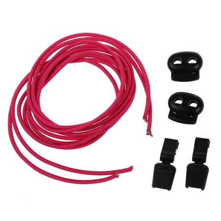 Synpinya 1 pair Elastic Easy Mounting Coach Run Marathon Sport -Red