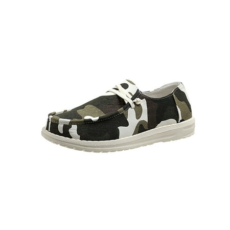 Crocowalk Ladies Canvas Loafers Camouflage Comfort Shoes Slip On Boat Shoe Womens Flats Driving Non-Slip Casual Army Green 9
Crocowalk Ladies Canvas Loafers Camouflage Comfort Shoes Slip On Boat Shoe Womens Flats Driving Non-Slip Casual Army Green 9