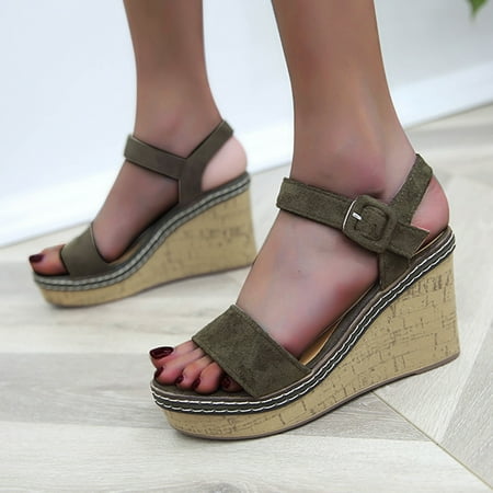 Aayomet Beach Sandals for Women Heel Thick Strap Summer Buckle Sole Back Women s Trip High Sandals Women s sandals Army Green 7.5
Aayomet Beach Sandals for Women Heel Thick Strap Summer Buckle Sole Back Women s Trip High Sandals Women s sandals Army Green 7.5