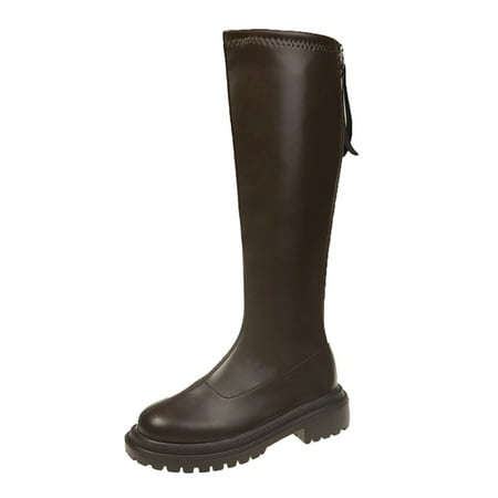 Wesracia Boots For Women Winter Boots Women s Pure Color Thick Soled Long Boots Autumn Round Toe Straight Warm Knight Boots
Wesracia Boots For Women Winter Boots Women s Pure Color Thick Soled Long Boots Autumn Round Toe Straight Warm Knight Boots