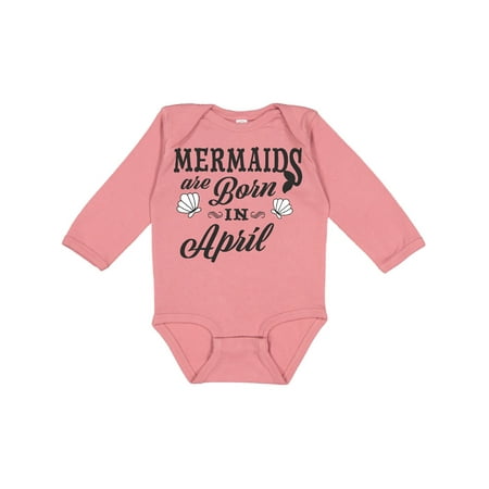 Inktastic Mermaids are born in April Birthday Gift Baby Boy or Baby Girl Long Sleeve Bodysuit
Inktastic Mermaids are born in April Birthday Gift Baby Boy or Baby Girl Long Sleeve Bodysuit