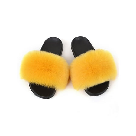 Zodanni Women Fuzzy Slippers Color Block Fluffy Slides Furry Slipper Breathable Shoe Outdoor Lightweight Faux Home Shoes Ginger 10.5-11
Zodanni Women Fuzzy Slippers Color Block Fluffy Slides Furry Slipper Breathable Shoe Outdoor Lightweight Faux Home Shoes Ginger 10.5-11