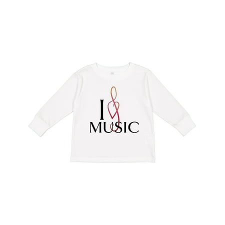 Inktastic I Love Music Boys or Girls Long Sleeve Toddler T-Shirt
Inktastic I Love Music Boys or Girls Long Sleeve Toddler T-Shirt