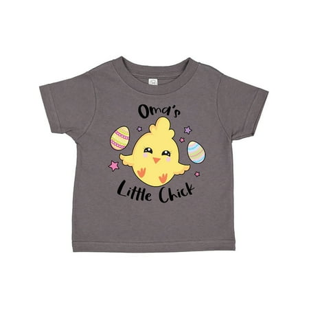 Inktastic Happy Easter Oma s Little Chick Gift Toddler Toddler Girl T-Shirt