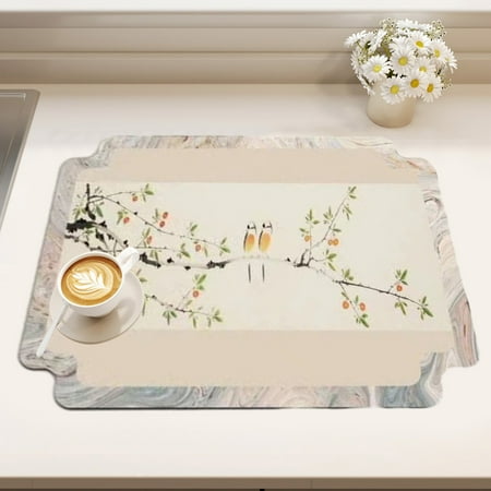 Kraoden Delicate Diatomite Antiskid Mat Faux Leather Placemats - Coffee Mats Kitchen Table Mats Easy To Clean Kitchen Table Mats
Kraoden Delicate Diatomite Antiskid Mat Faux Leather Placemats - Coffee Mats Kitchen Table Mats Easy To Clean Kitchen Table Mats