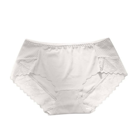 JDEFEG Underwear Pack Women Ice Silk Seamless Panties Mid Waist Breathable Thin Ice Silk Jacquard Lace Briefs Womens Boxers Underwear Nylon Spandex White
JDEFEG Underwear Pack Women Ice Silk Seamless Panties Mid Waist Breathable Thin Ice Silk Jacquard Lace Briefs Womens Boxers Underwear Nylon Spandex White