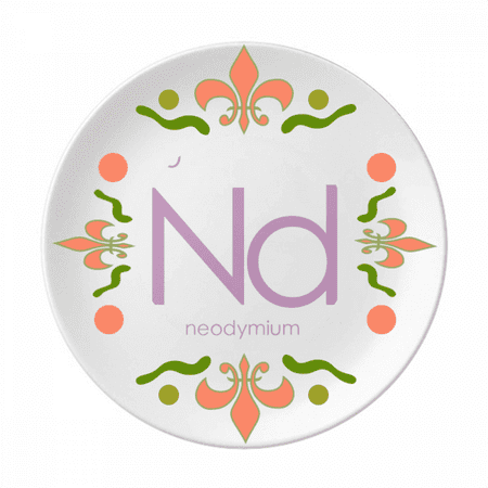 Chestry Elements Period Table Lanthanide Neodyum Nd Flower Ceramics Plate Tableware Dinner Dish
Chestry Elements Period Table Lanthanide Neodyum Nd Flower Ceramics Plate Tableware Dinner Dish