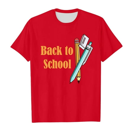 Girls T Shirts School Season Summer Short Sleeve Soft Comfortable Back To School Prints Casual Wear Girl T-Shirts
Girls T Shirts School Season Summer Short Sleeve Soft Comfortable Back To School Prints Casual Wear Girl T-Shirts