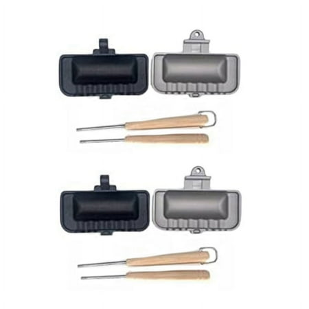 2Pcs Double-Sided Sandwich Baking Pan Sandwich Maker Flip Grill Pan for Breakfast Pancakes Removable Handle
2Pcs Double-Sided Sandwich Baking Pan Sandwich Maker Flip Grill Pan for Breakfast Pancakes Removable Handle