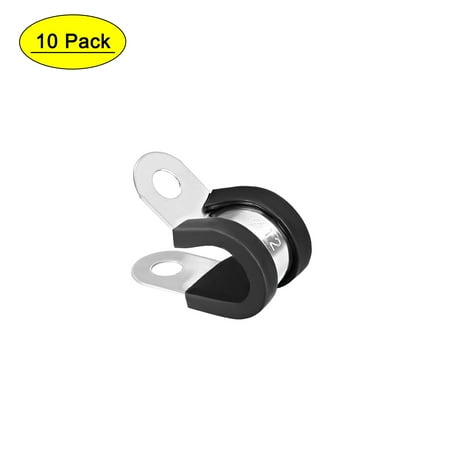 Uxcell 0.47 R Shape Rubber Cushioned Insulated Clamps 304 Stainless Steel 10 Pack
Uxcell 0.47 R Shape Rubber Cushioned Insulated Clamps 304 Stainless Steel 10 Pack