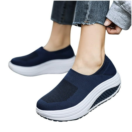 Holiday Savings Deals! Kukoosong Sneakers for Women Summer Plus Size Fashion Casual Mesh Breathable Shock Absorb Sports Walking Running Shoes Non Slip Work Shoes for Women Food Service Dark Blue 8.5
Holiday Savings Deals! Kukoosong Sneakers for Women Summer Plus Size Fashion Casual Mesh Breathable Shock Absorb Sports Walking Running Shoes Non Slip Work Shoes for Women Food Service Dark Blue 8.5