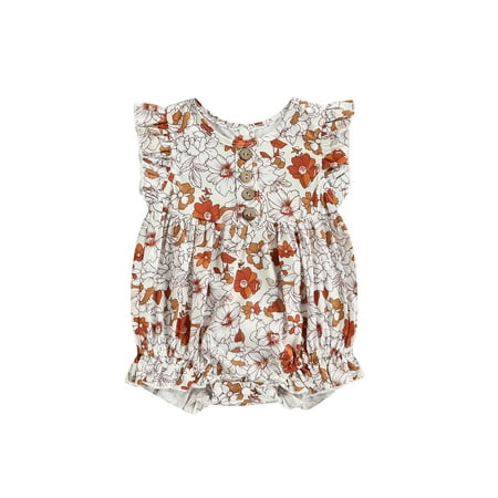Binpure Baby Girls Romper Sleeveless Crew Neck Flower Print Casual Daily Summer Bodysuit
Binpure Baby Girls Romper Sleeveless Crew Neck Flower Print Casual Daily Summer Bodysuit