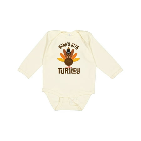 Inktastic Thanksgiving Nana Little Turkey Gift Baby Boy or Baby Girl Long Sleeve Bodysuit
Inktastic Thanksgiving Nana Little Turkey Gift Baby Boy or Baby Girl Long Sleeve Bodysuit