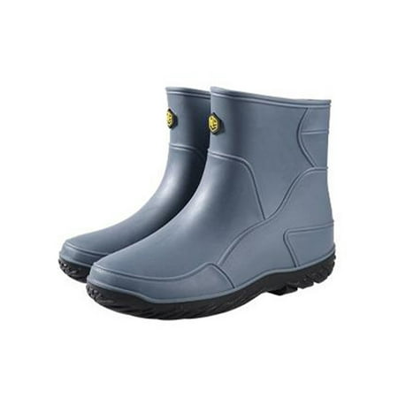 Tenmix Men s Rain Boots Slip Resistant Garden Shoes Lightweight Waterproof Boot Outdoor Rainboot Work Slip-On Comfortable Gray 7.5
Tenmix Men s Rain Boots Slip Resistant Garden Shoes Lightweight Waterproof Boot Outdoor Rainboot Work Slip-On Comfortable Gray 7.5