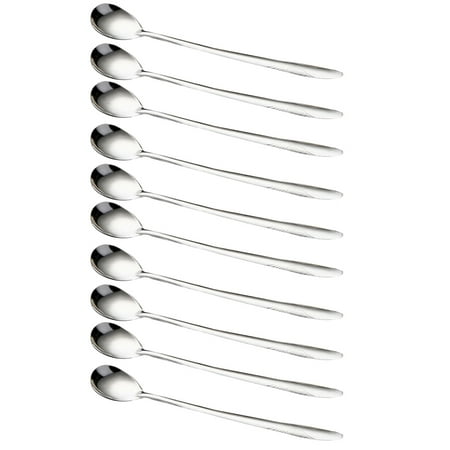 Greenred 10Pcs Long Handle Stainless Steel Coffee Ice Cream Dessert Tea Spoon Tableware
Greenred 10Pcs Long Handle Stainless Steel Coffee Ice Cream Dessert Tea Spoon Tableware