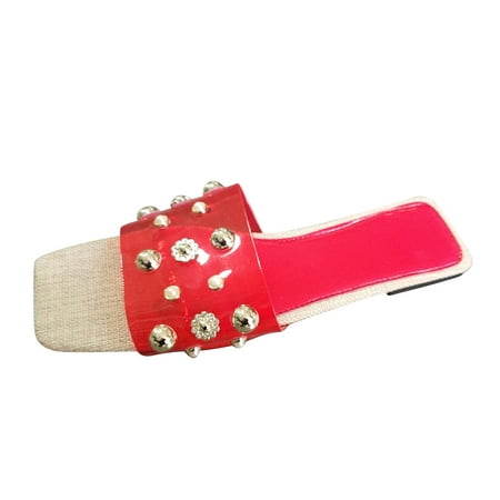 Summer Saving Clearance! Kukoosong Flat Sandals for Women Beach Sandals Summer Non-Slip Causal Slippers Women s Sandals Red 40
Summer Saving Clearance! Kukoosong Flat Sandals for Women Beach Sandals Summer Non-Slip Causal Slippers Women s Sandals Red 40