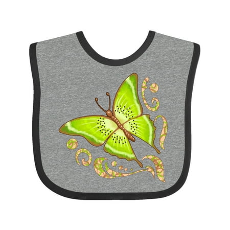 Inktastic Kiwi Butterfly Gift Baby Boy or Baby Girl Bib