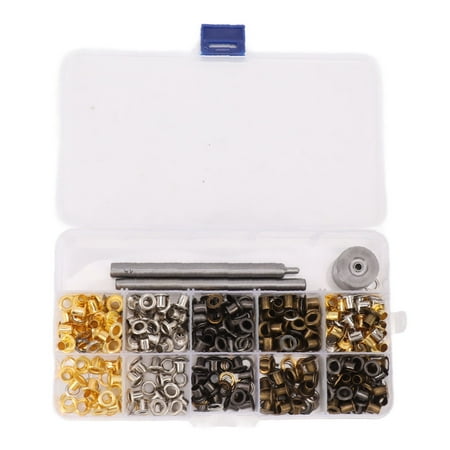 Grommet Kit 4.5mm Assorted Colors Copper Easy Installation Box Packed Eyelet Kit with Punch for for Shoes Bags Clothes
Grommet Kit 4.5mm Assorted Colors Copper Easy Installation Box Packed Eyelet Kit with Punch for for Shoes Bags Clothes