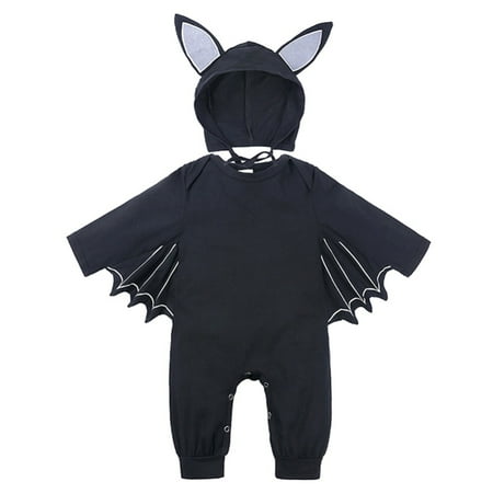 2Pcs Toddler Boys Girls Halloween Clothes Uccdo Kids Baby Long Sleeve Batsuit Romper With Hat 3-24M
2Pcs Toddler Boys Girls Halloween Clothes Uccdo Kids Baby Long Sleeve Batsuit Romper With Hat 3-24M