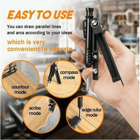 Multifunctional Graffiti Tool Writing Tool With Hole Pencil Woodworking Graffiti Line Measuring Tool
Multifunctional Graffiti Tool Writing Tool With Hole Pencil Woodworking Graffiti Line Measuring Tool