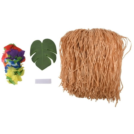 41PCS Party Decorations with 275CM Hawaiian Luau Grass Table Skirt Tropical Palm Leaves Tropical Flowers-YELLOW
41PCS Party Decorations with 275CM Hawaiian Luau Grass Table Skirt Tropical Palm Leaves Tropical Flowers-YELLOW