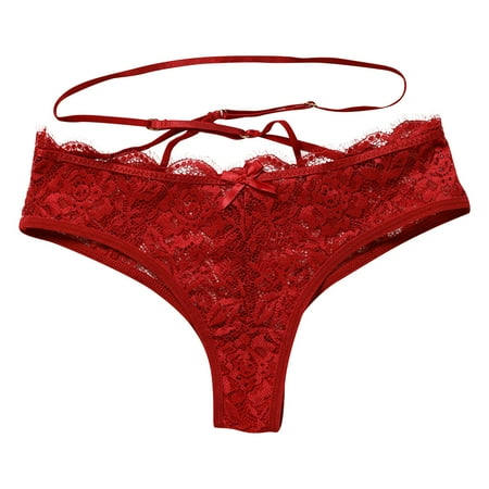 Lovskoo Lace Underwear Sexy Breathable Panties Women Double Thin Belt With Low Waist Women Underwear Briefs Red
Lovskoo Lace Underwear Sexy Breathable Panties Women Double Thin Belt With Low Waist Women Underwear Briefs Red