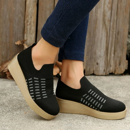 PEASKJP Comfortable Sandals for Women Medium Style Women s Soft Bottom Summer Wedge Beach Sandals Flat Sandals Black 7
PEASKJP Comfortable Sandals for Women Medium Style Women s Soft Bottom Summer Wedge Beach Sandals Flat Sandals Black 7
