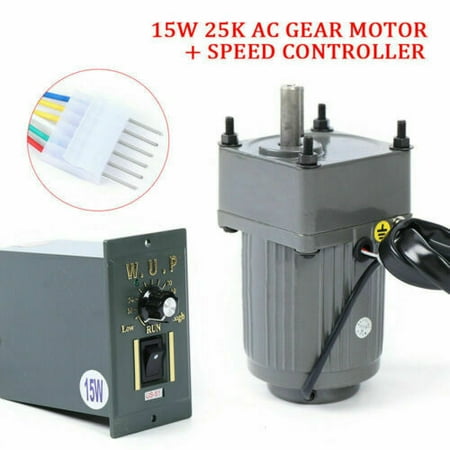 AC 110V Electric Machinery Gear Motor+Speed Controller 54RPM 25K Reduction Ratio
AC 110V Electric Machinery Gear Motor+Speed Controller 54RPM 25K Reduction Ratio