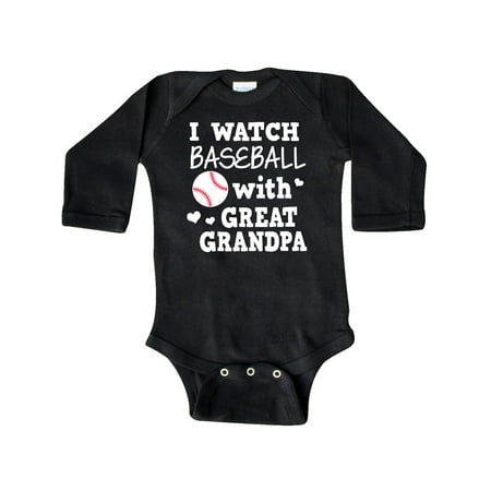 Inktastic I Watch Baseball with My Great Grandpa Gift Baby Boy or Baby Girl Long Sleeve Bodysuit
Inktastic I Watch Baseball with My Great Grandpa Gift Baby Boy or Baby Girl Long Sleeve Bodysuit