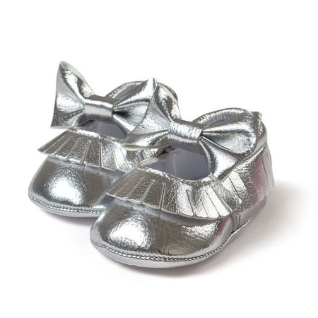 Journey Infant Toddler Sneakers Shoes Baby Walking Shoes Soft Shoes Bow Decor(Silver 13cm)
Journey Infant Toddler Sneakers Shoes Baby Walking Shoes Soft Shoes Bow Decor(Silver 13cm)