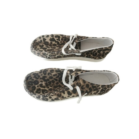 Ymiytan Ladies Lightweight Loafers Work Comfortable Lace Up Walking Casual Boat Shoe Brown Leopard Print 8.5
Ymiytan Ladies Lightweight Loafers Work Comfortable Lace Up Walking Casual Boat Shoe Brown Leopard Print 8.5