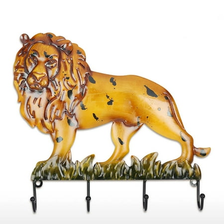 Tooarts Lion King Wall Hook Decorative Iron Wall Hanger Wall Mounted Coat Key Hat Hook Vintage Design Hanger with 4 Hooks Screws Included
Tooarts Lion King Wall Hook Decorative Iron Wall Hanger Wall Mounted Coat Key Hat Hook Vintage Design Hanger with 4 Hooks Screws Included